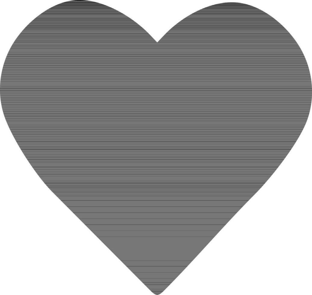 Vector symbol of a heart.