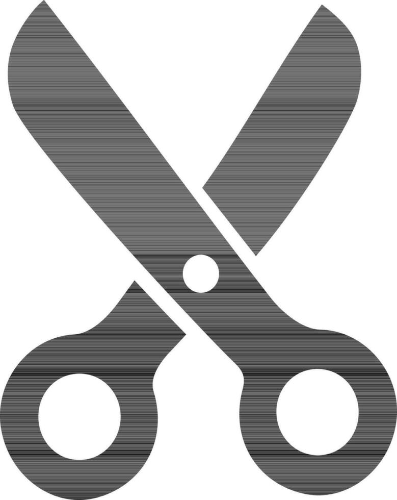 Vector glyph icon of Scissors.