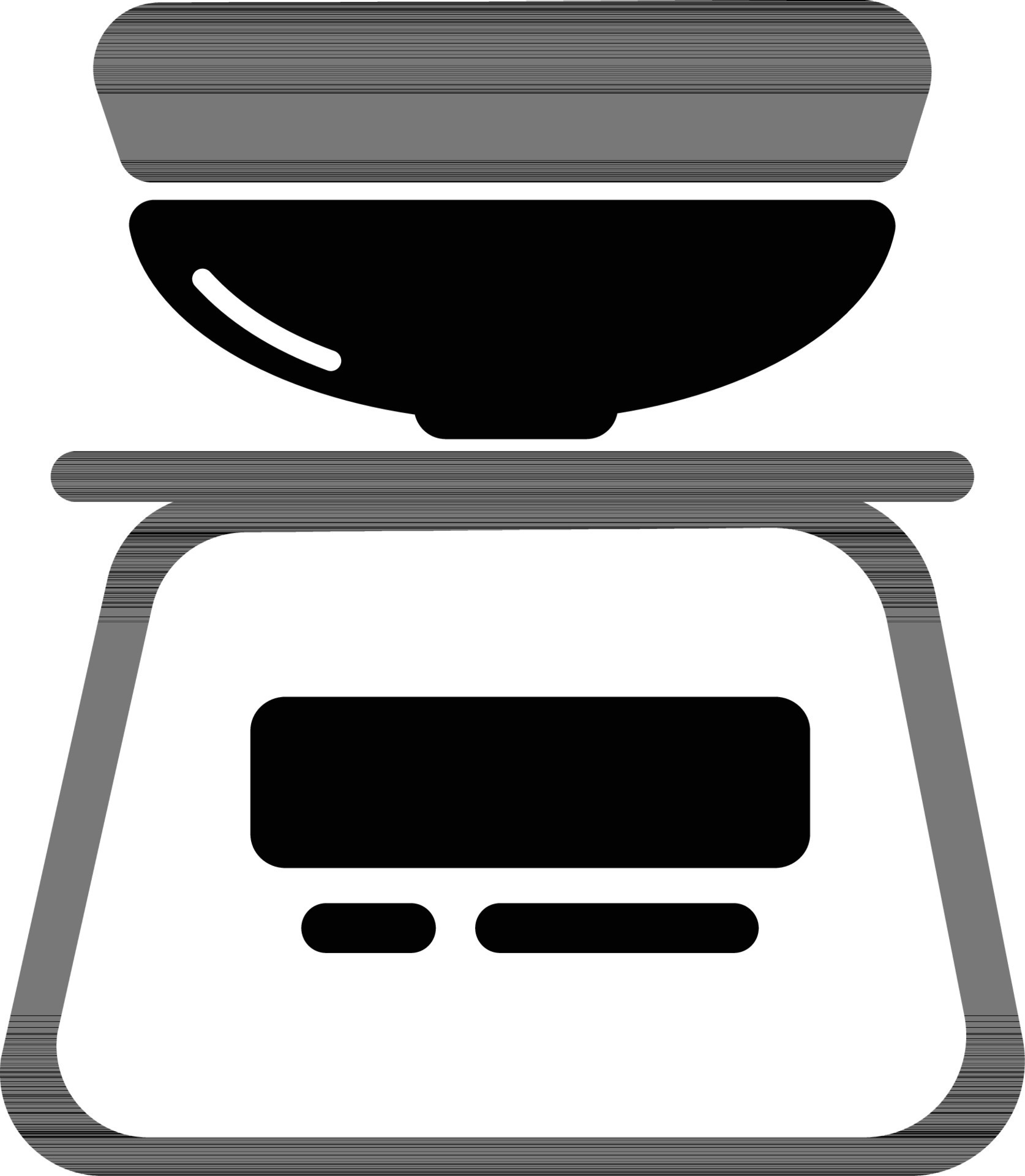 Illustration of Digital Weighing Scale. 24372873 Vector Art at Vecteezy