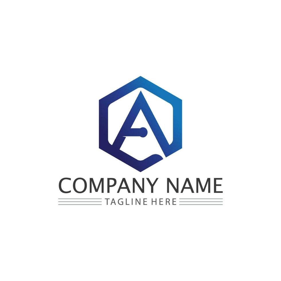 A Letter Logo Template vector