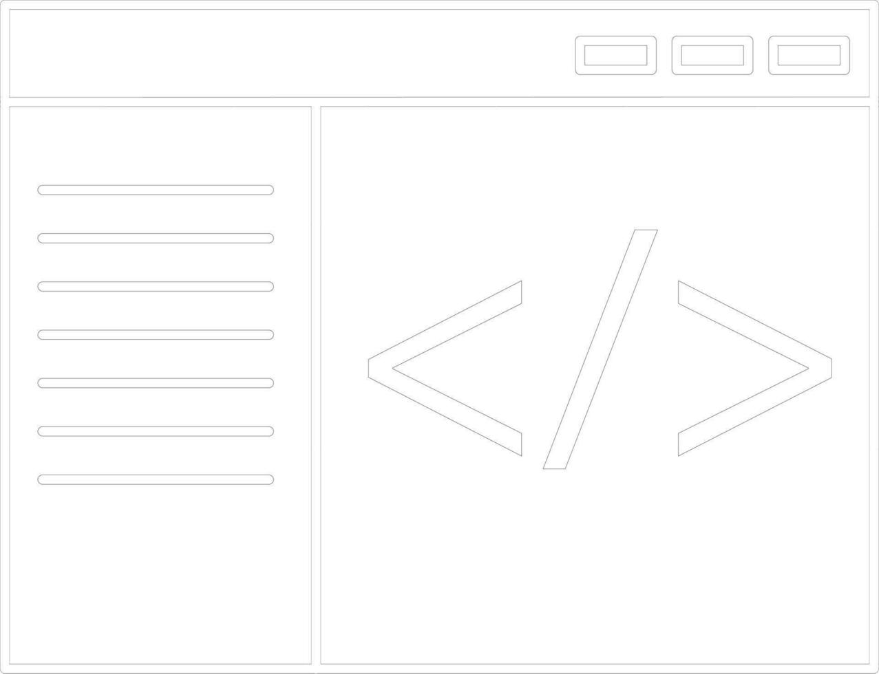 Vector Coding sign or symbol.