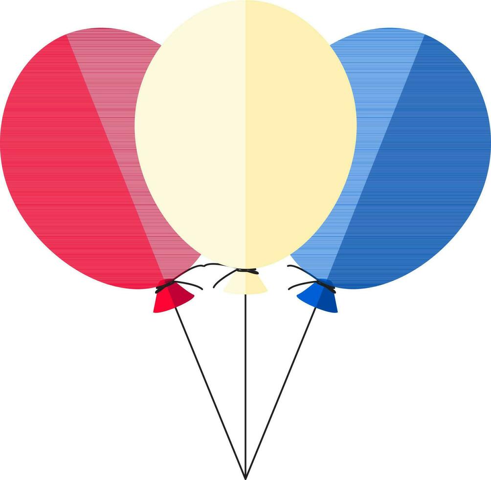 Vector illustration of balloons icon.