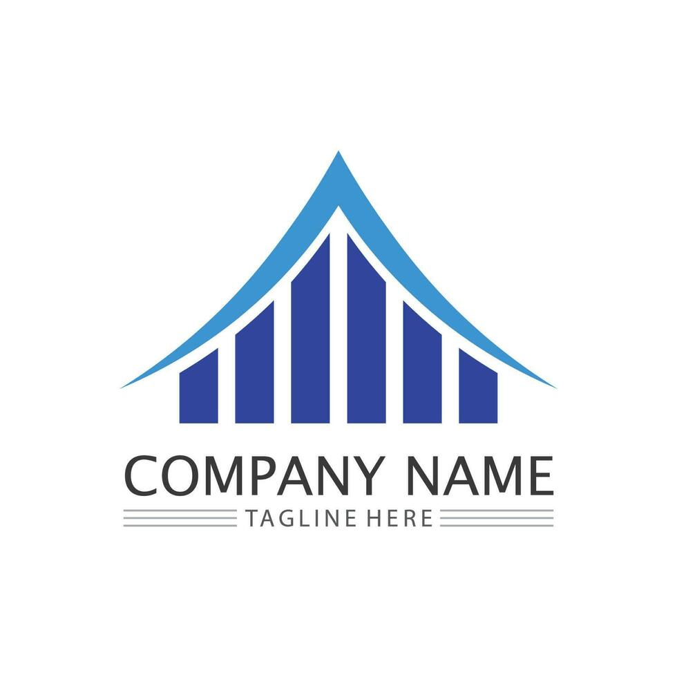 Business icon and logo design vector graphic