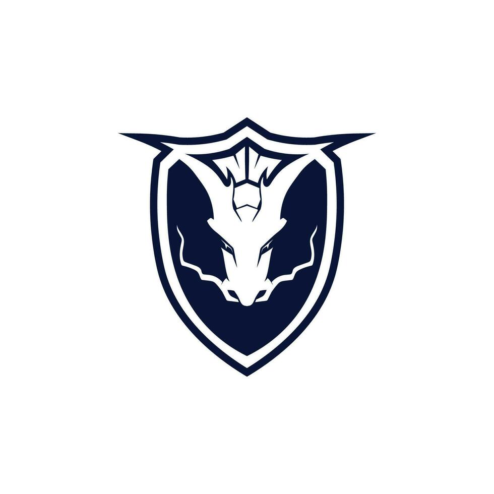 Dragon vector icon illustration