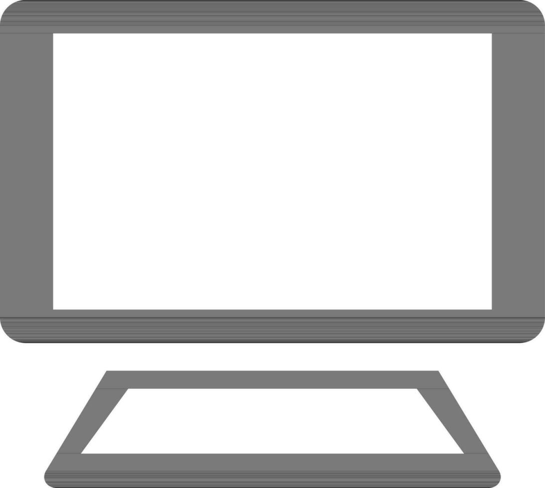 ordenador portátil firmar icono para educación concepto. vector