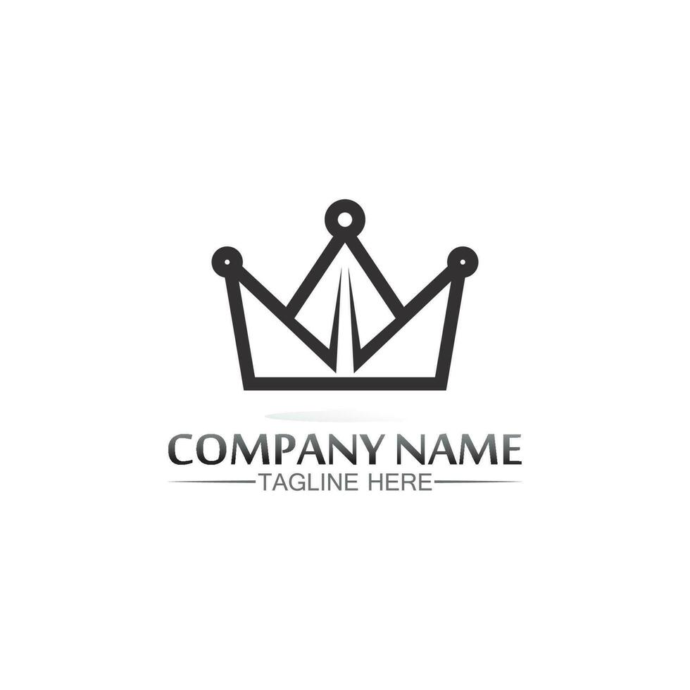 Crown Logo Template vector icon