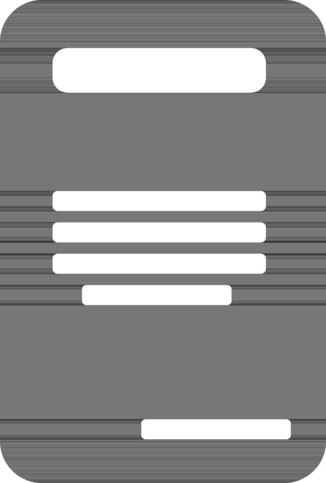 Flat style blank document. vector