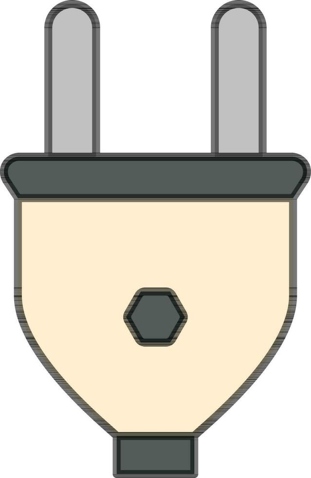 Vector illustration of Electric plug icon.