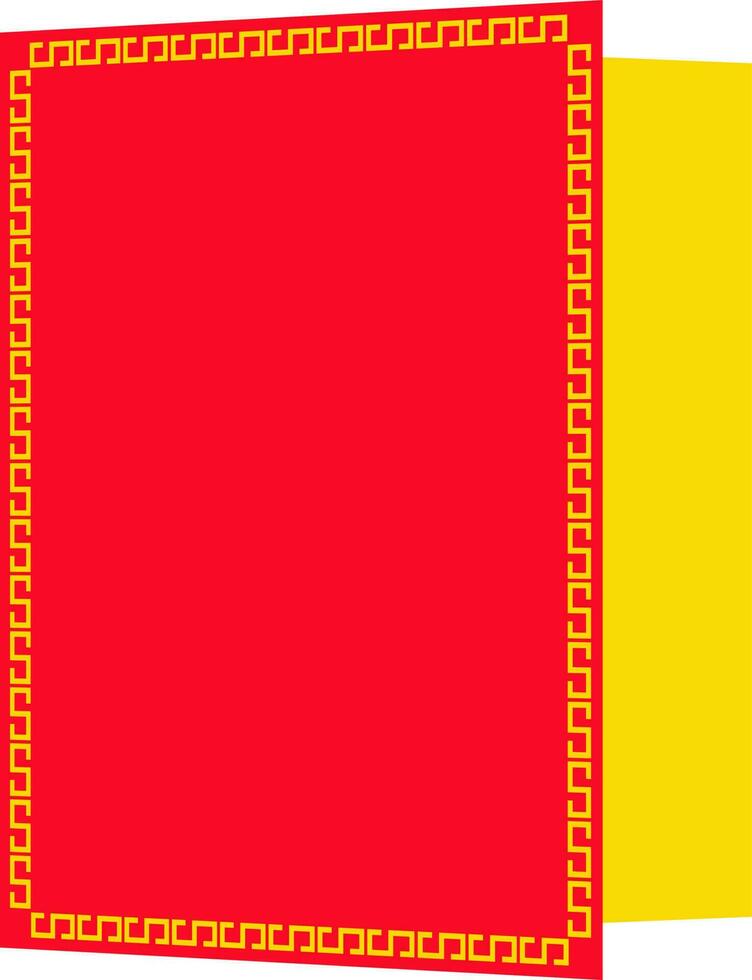 Card icon for chinese new year concept. vector