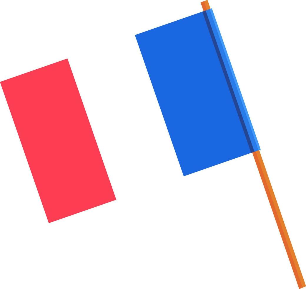 Illustration of a France flag. vector