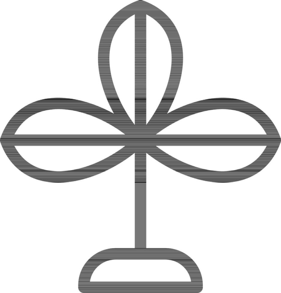 Bael plant icon in thin line art. vector