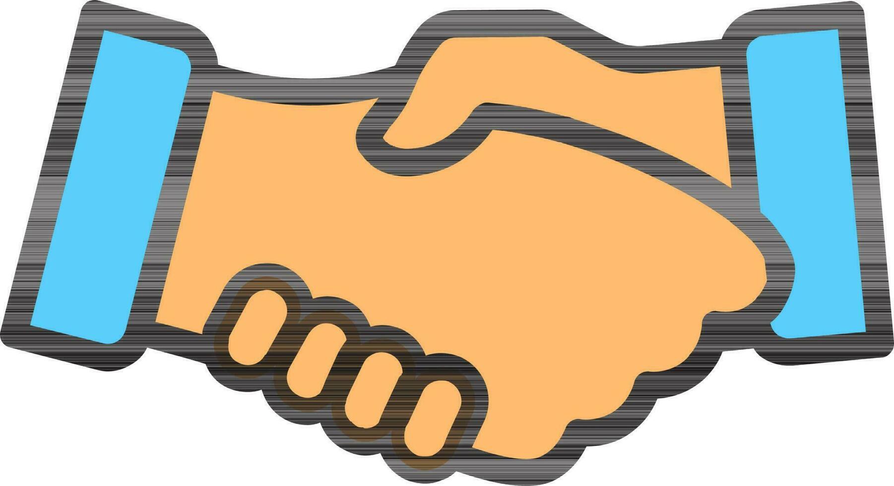 Vector Illustration of Handshake.