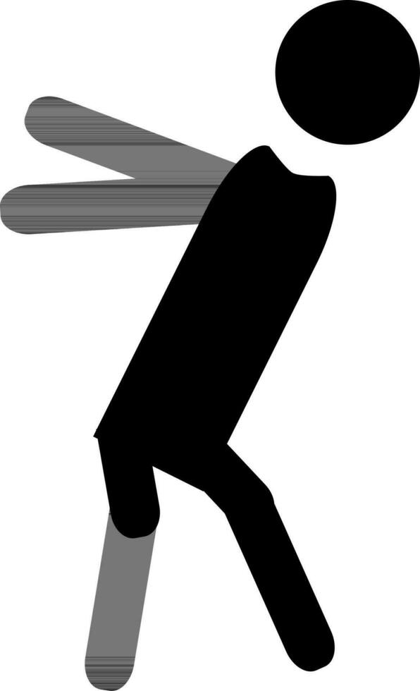 Illustration of a man. vector