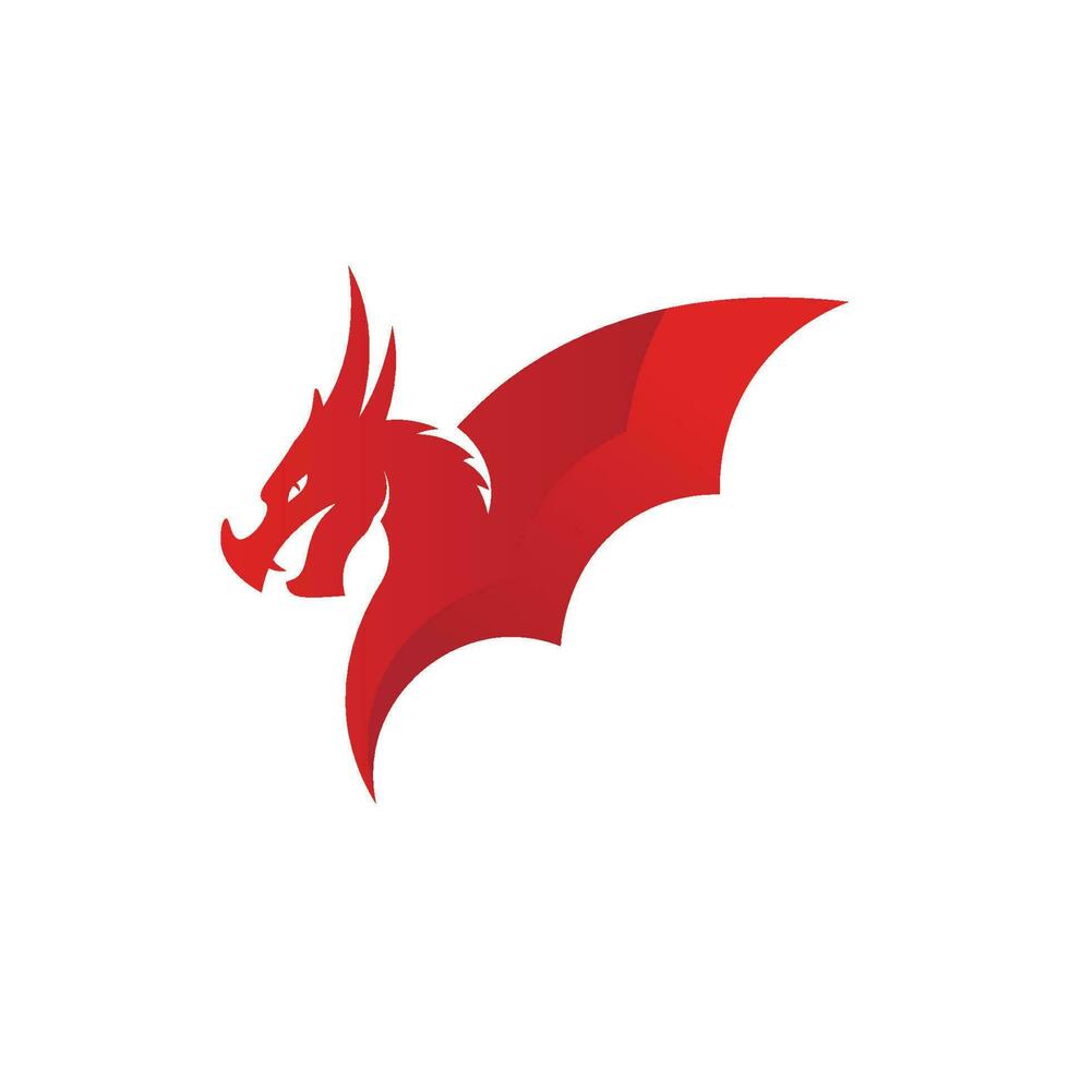 Dragon vector icon illustration