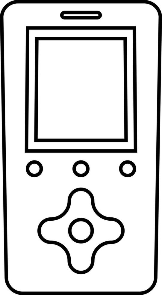 Game controller in flat style. vector