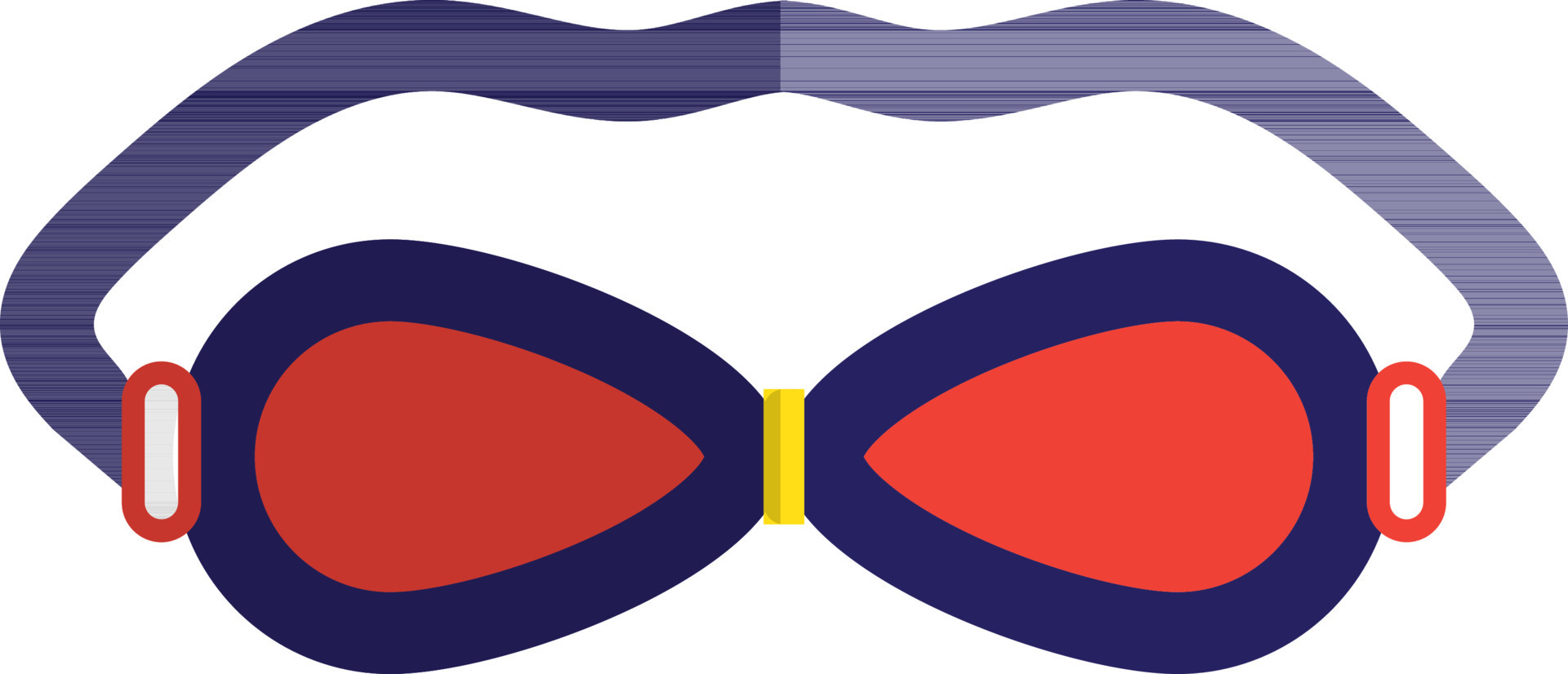 Blue and orange swimming goggles. 24376088 Vector Art at Vecteezy