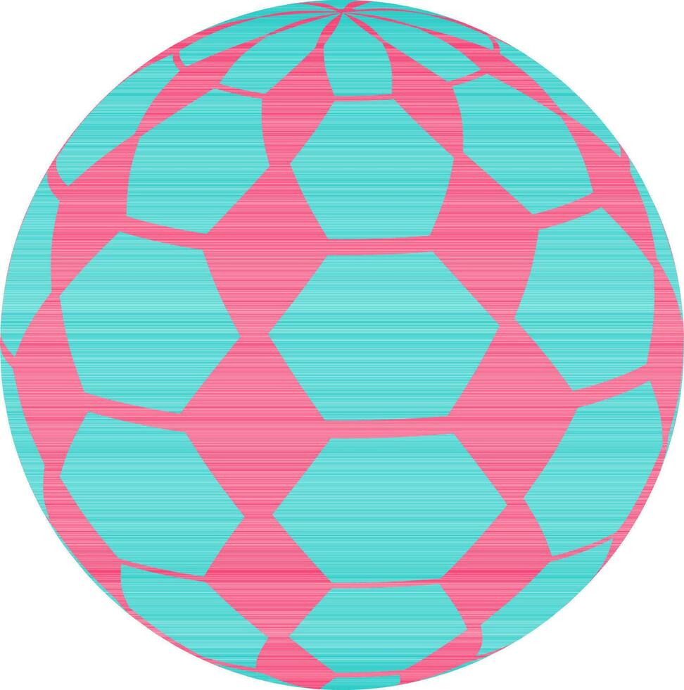 Illustration of football game icon wtih ball. vector