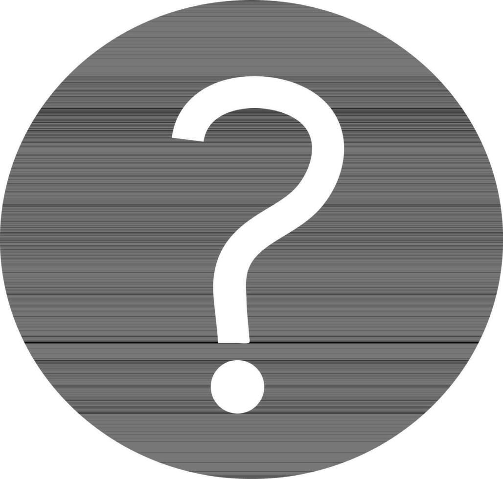 Question mark sign icon. vector