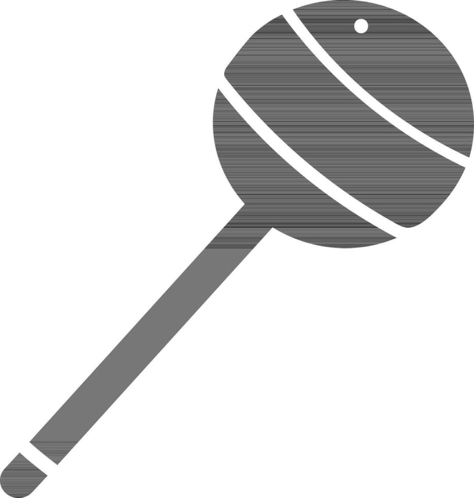 Vector lollipop symbol in flat style.