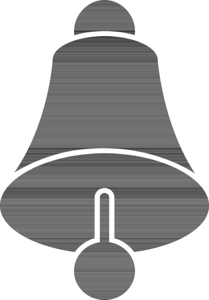 Flat ring bell sign or symbol. vector