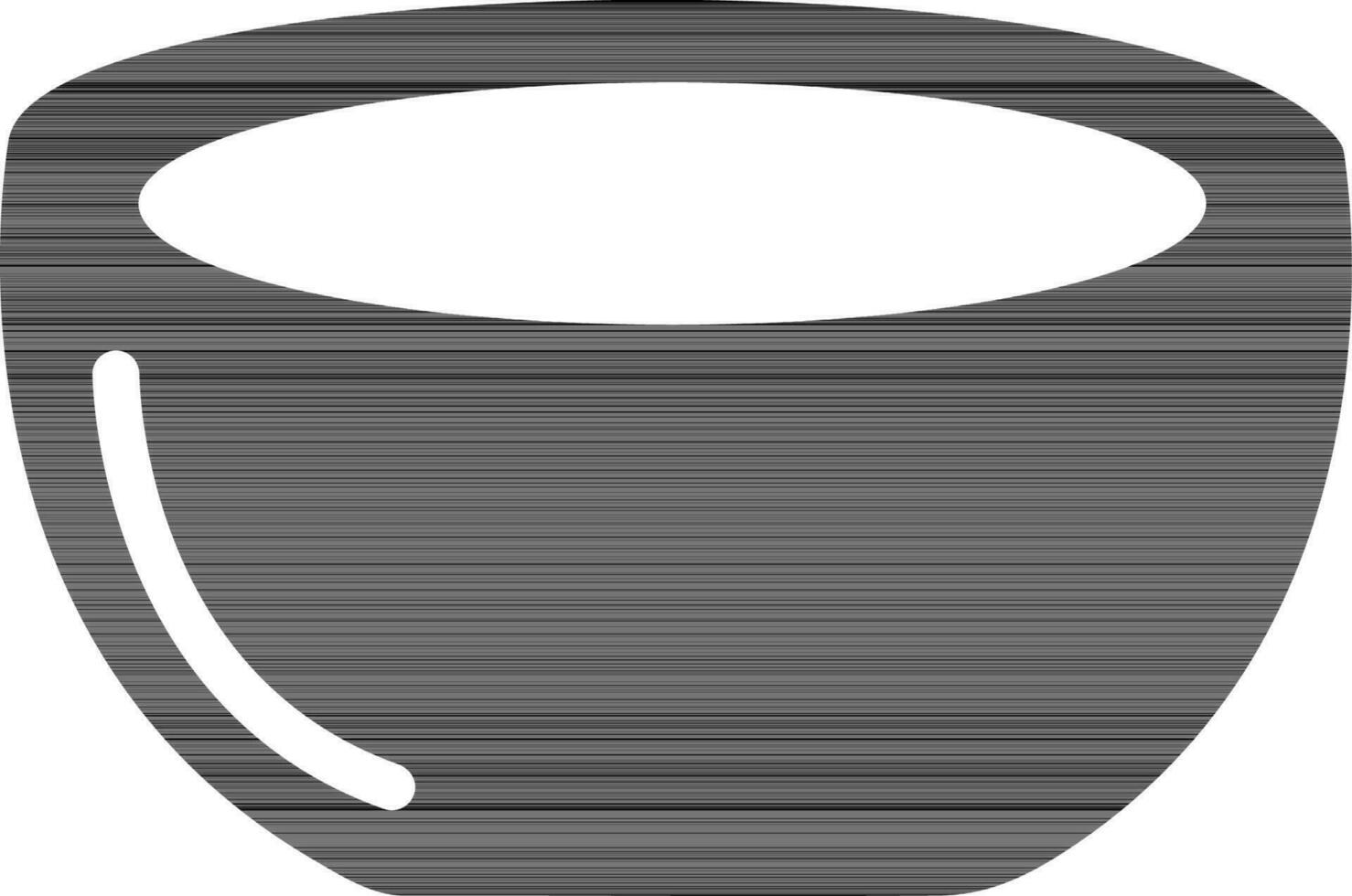 Illustration of a Bowl. vector