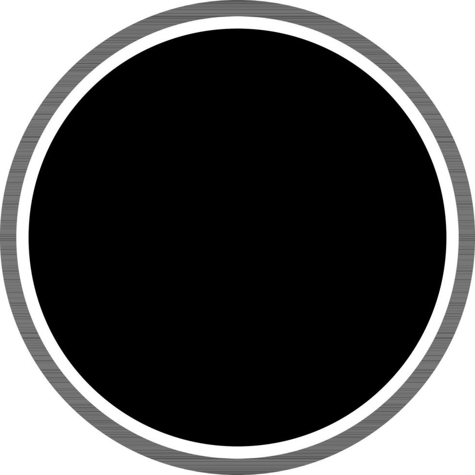 Black sticker, tag or label design. vector