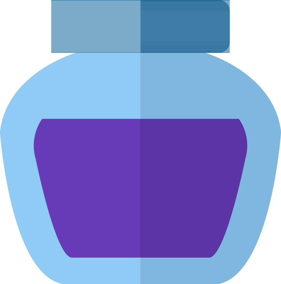 Ink pot icon or symbol. vector