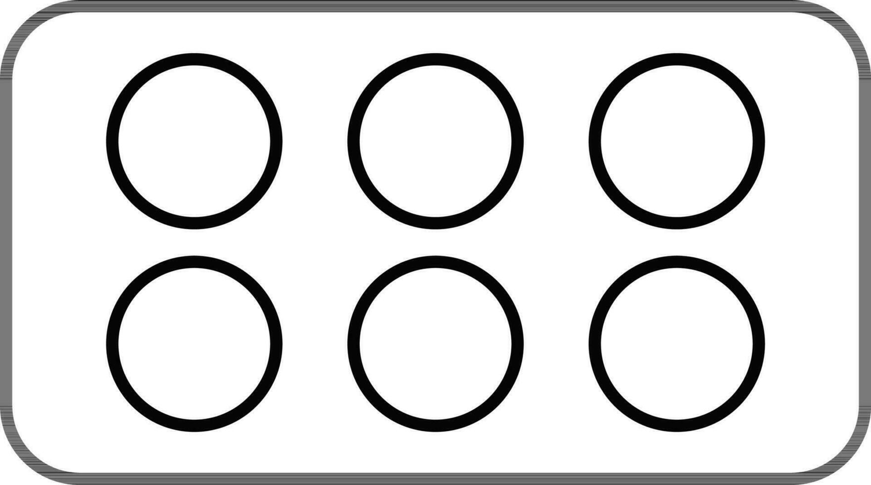 Isolated pictogram of Color palette. vector