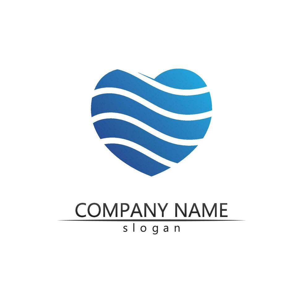 Water drop Logo Template vector