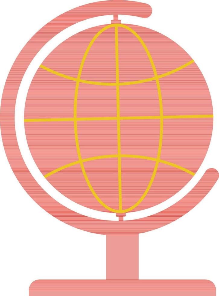 Illustration of a earth globe. vector