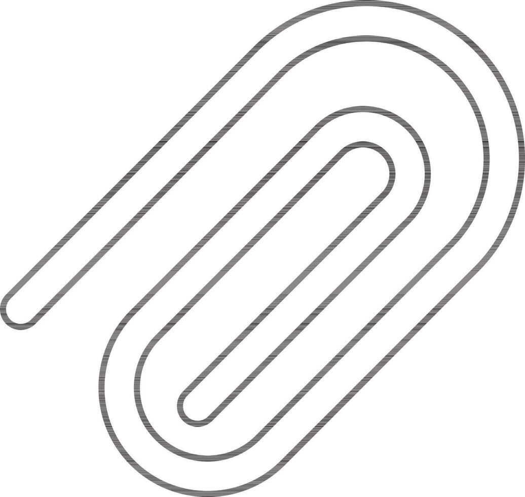 Illustration of paper pin icon. vector