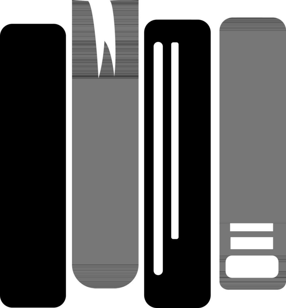 Black and white file folder. vector