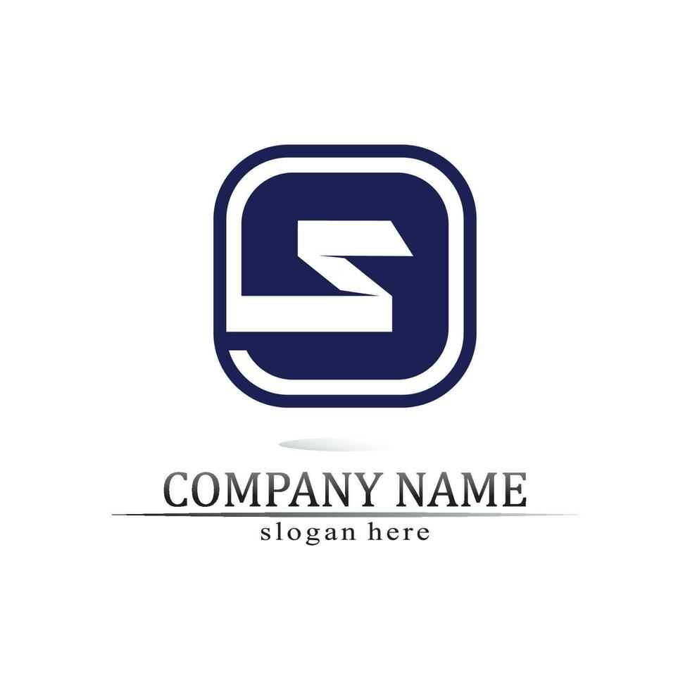 Business corporate S letter logo vector