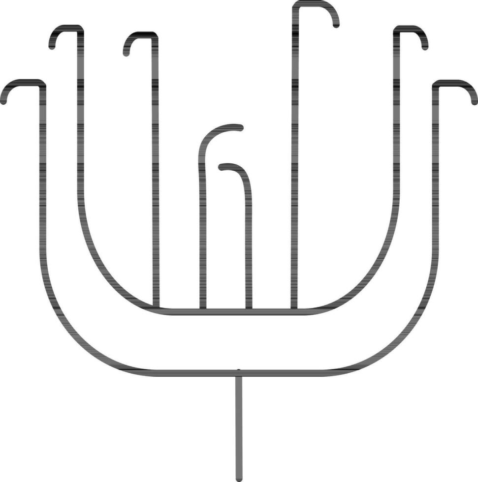 Black line art seaweed icon or symbol. 24377174 Vector Art at Vecteezy