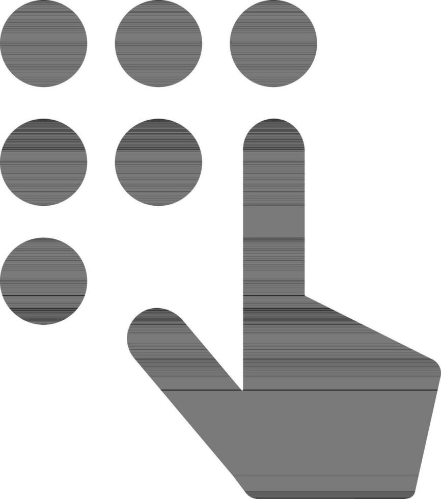 vector ilustración de alfiler código icono.