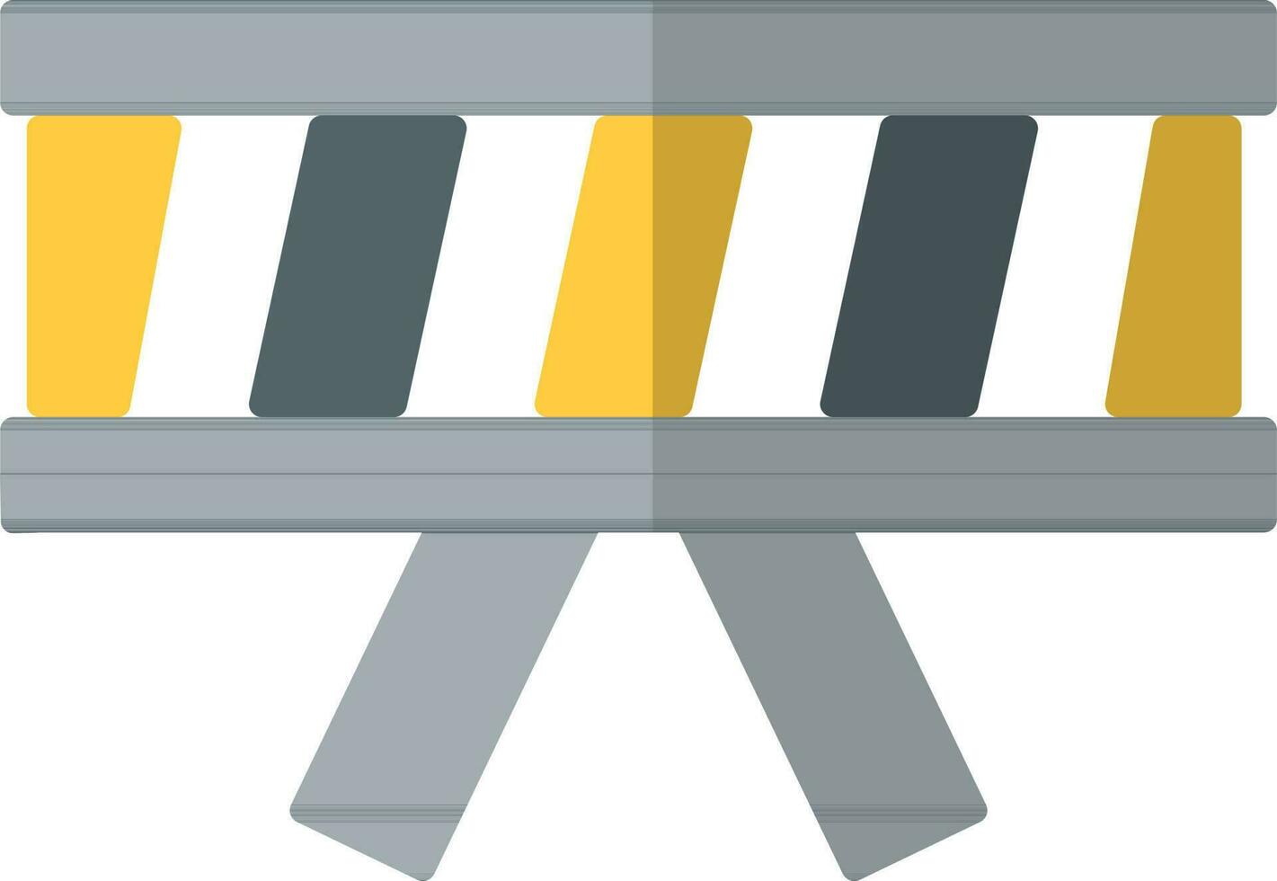 Traffic Barrier sign or symbol. vector