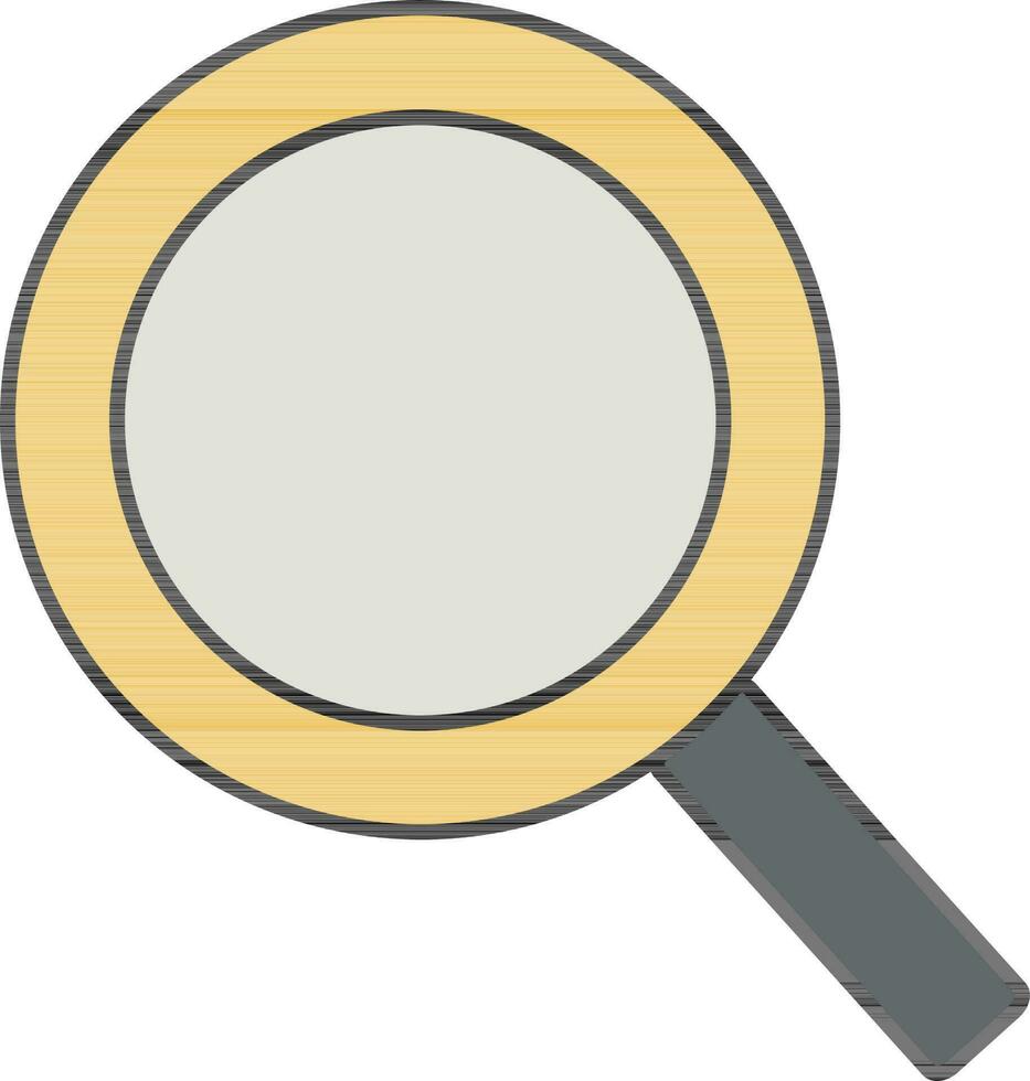 Vector sign or symbol of Magnifying glass.