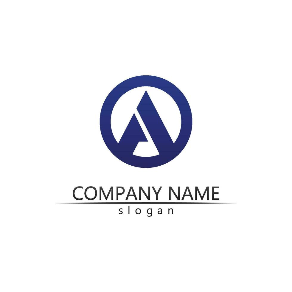 A Letter Logo Template vector