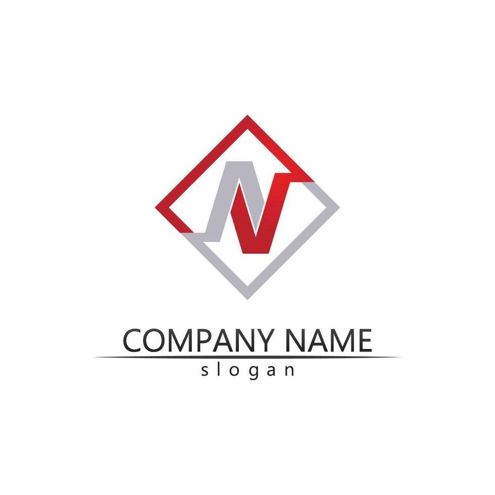 V Letter Logo Template vector