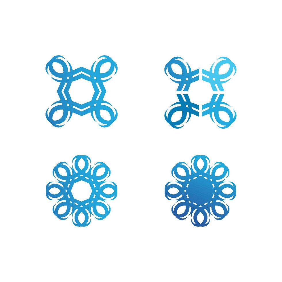 Water wave icon vector