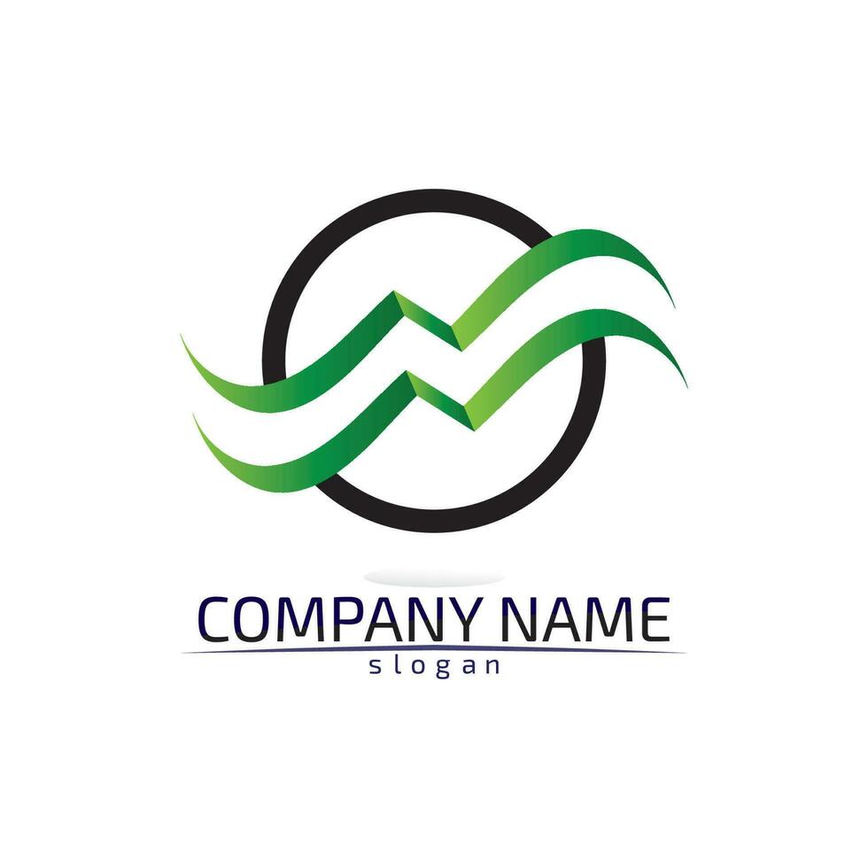 N font NLetter Logo Template vector and desain