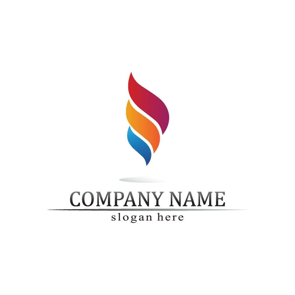 plantilla de logotipo de finanzas empresariales vector