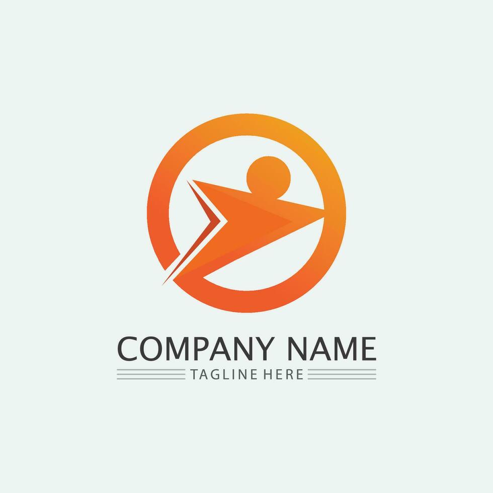 People logo, Team, Succes people work, Group and Community, Group Company and Business logo vector and design Care, Family icon Succes logo