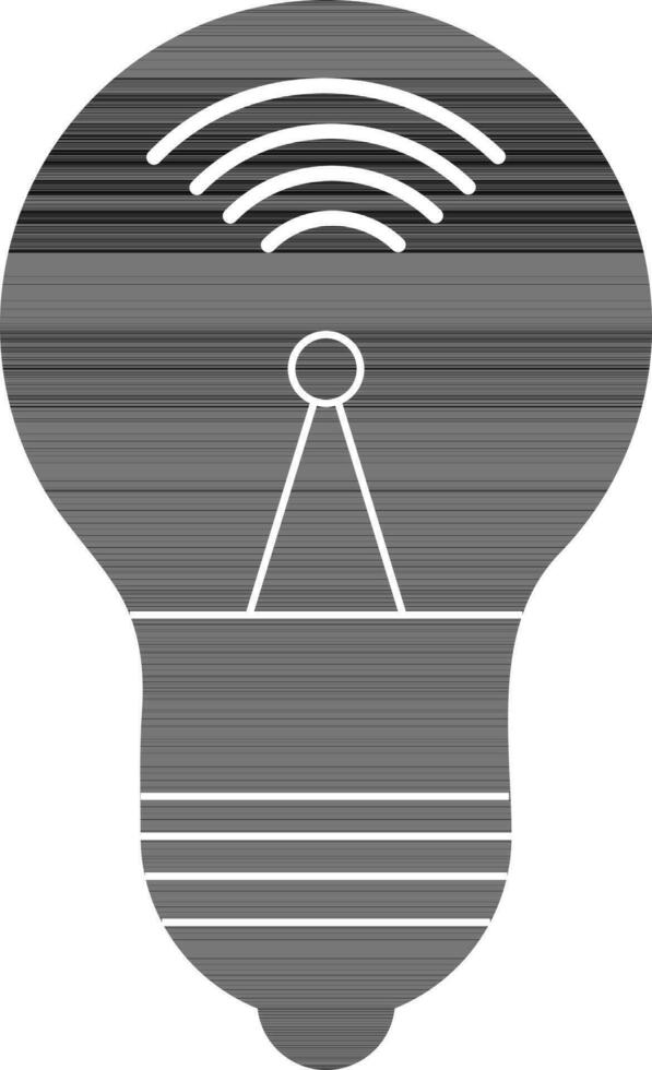 Illustration of isolated bulb. vector