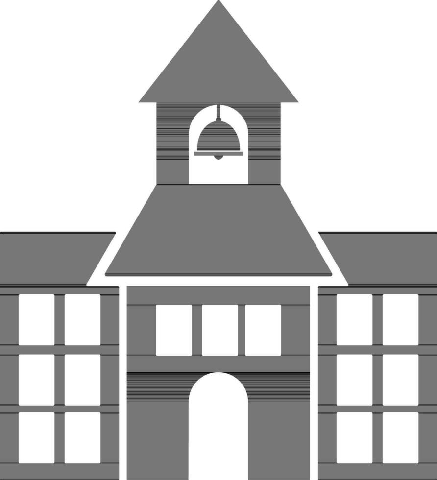 vector ilustración de un colegio edificio.