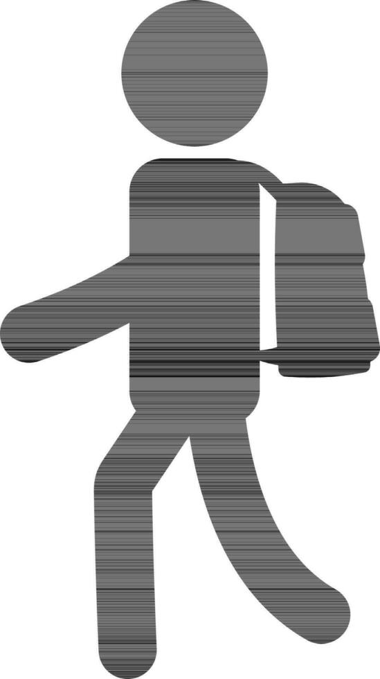 Illustration of a School Boy. vector