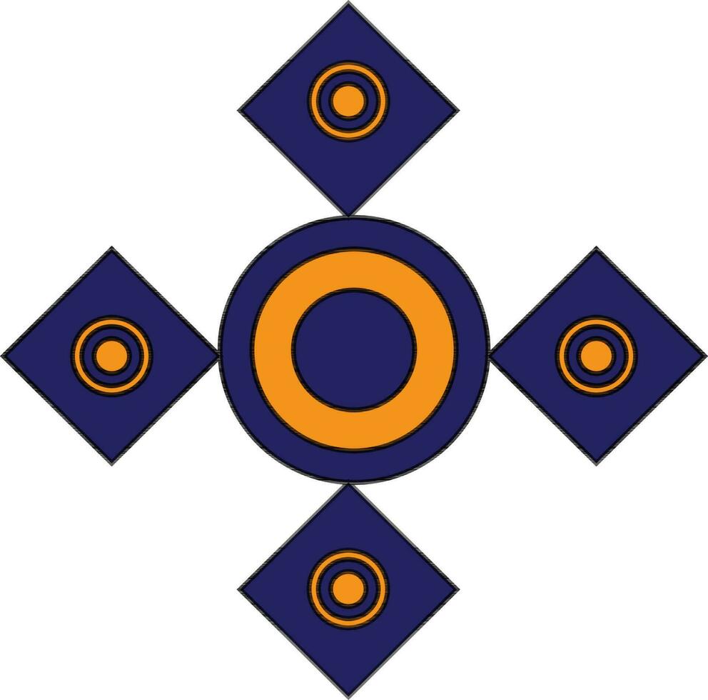 Extra style of spinner toy icon for playing concept. vector
