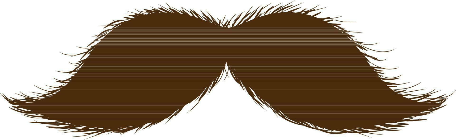 ilustración de marrón Bigote. vector
