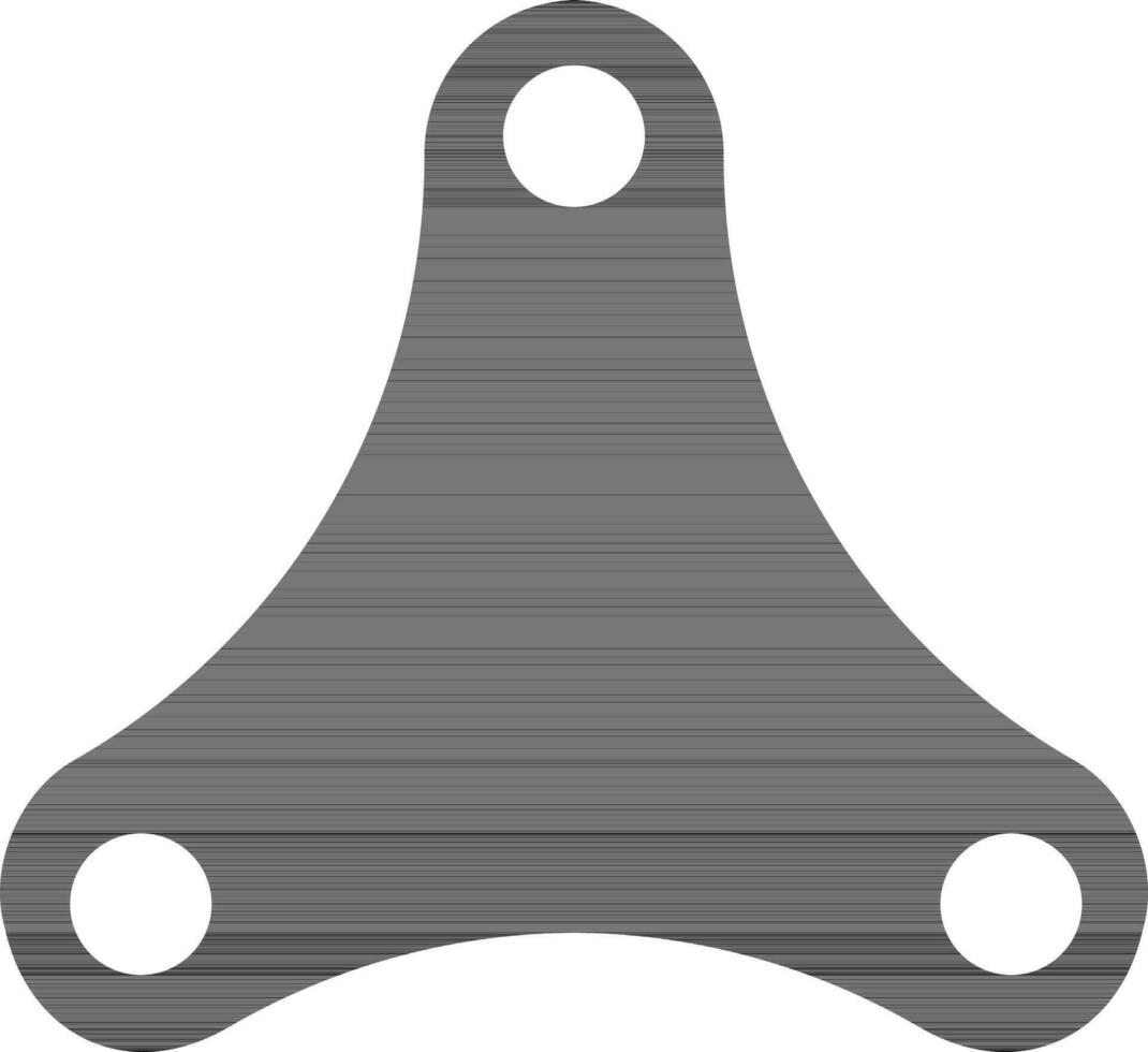 Glyph style of spinner toy for playing concept. vector