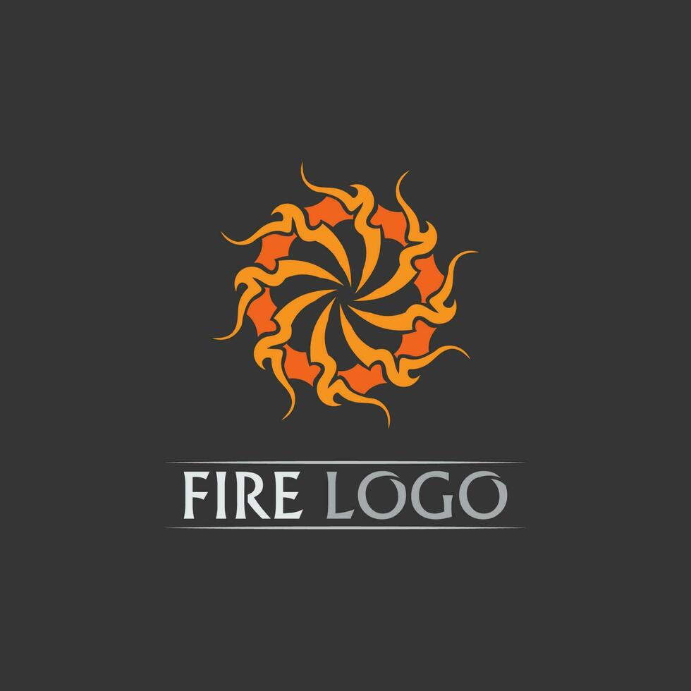 fire logo and icon, hot flaming element Vector flame illustration design energy, warm, warning, cooking sign, logo, icon, light, power heat